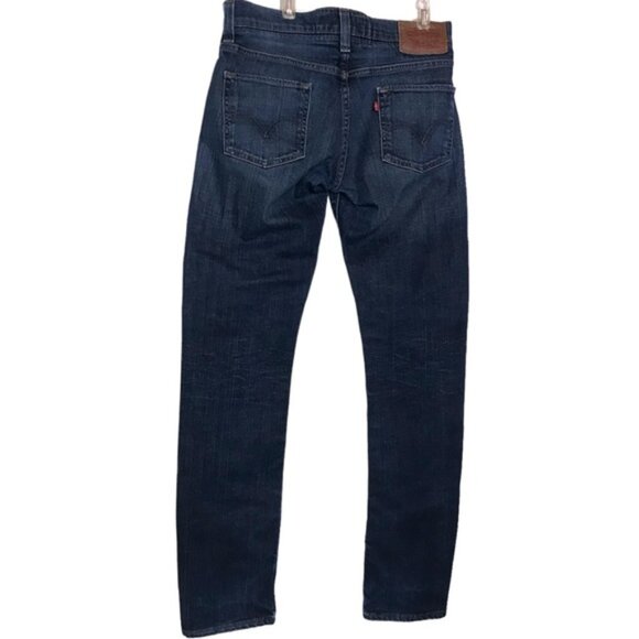 Levi’s 511 Vintage Skinny Slim Dark Wash Jeans Zipper Fly Denim Cotton Pockets - Picture 13 of 14